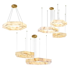 Suspension en onyx moderne design nordique éclairage intérieur plafonnier acier doré lumière chaleureuse salon chambre Suspension en onyx moderne design nordique éclairage intérieur plafonnier acier doré lumière chaleureuse salon chambre