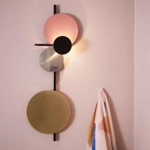 Applique murale moderne en métal design minimaliste éclairage LED doux pour salon chambre couloir décoration artistique intérieure élégante