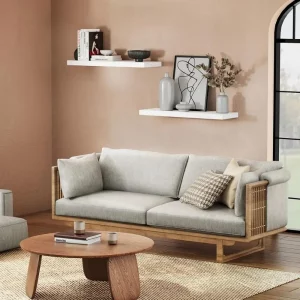 Étagère murale bois flottante design scandinave moderne salon chambre bibliothèque rangement élégant économique durabilité
