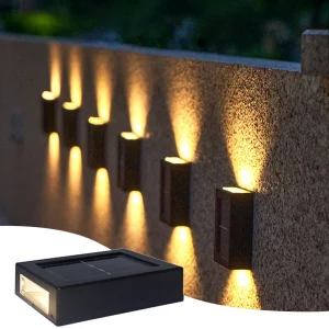 Applique murale solaire extérieure lumière chaude design moderne compacte résistante aux intempéries éclairage jardin terrasse économique Applique murale solaire extérieure lumière chaude design moderne compacte résistante aux intempéries éclairage jardin terrasse économique