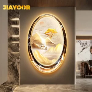 Applique murale LED moderne design artistique paysage lumière douce éclairage intérieur décoration mur naturelle élégance lumière chaleureuse salle à manger salon Applique murale LED moderne design artistique paysage lumière douce éclairage intérieur décoration mur naturelle élégance lumière chaleureuse salle à manger salon