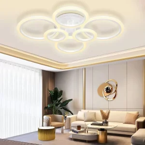 Plafonnier bois naturel design scandinave nordique moderne LED éclairage chaleureux économique élégant salon chambre