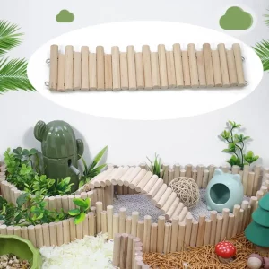 Échelle d’escalade en bois naturel pour hamsters pont de suspension flexible habitat multifonctionnel facile à installer décor naturel pour animaux Échelle d’escalade en bois naturel pour hamsters pont de suspension flexible habitat multifonctionnel facile à installer décor naturel pour animaux