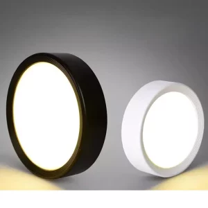 Plafonnier LED design moderne minimaliste éclairage intérieur lumière uniforme chambre salon économie d’énergie élégance industrielle