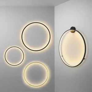 Applique murale ronde design nordique moderne minimaliste éclairage LED salon chambre couloir décoration murale élégante lumière chaleureuse Applique murale ronde design nordique moderne minimaliste éclairage LED salon chambre couloir décoration murale élégante lumière chaleureuse