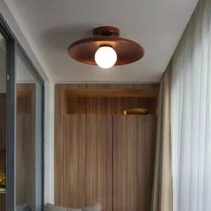 Plafonnier bois nordique rond design moderne minimaliste lumière douce chambre salon cuisine bureau éclairage intérieur élégant économique Plafonnier bois nordique rond design moderne minimaliste lumière douce chambre salon cuisine bureau éclairage intérieur élégant économique