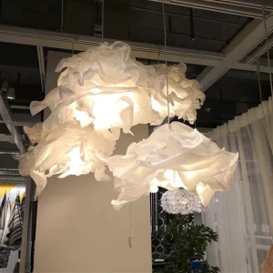 Suspension nuage moderne design artistique lumière douce décoration intérieure salon chambre Suspension nuage moderne design artistique lumière douce décoration intérieure salon chambre