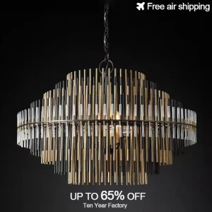 Suspension LED cuivre art déco verre transparent design moderne luminaire salle à manger éclairage créatif élégant économie d’énergie Suspension LED cuivre art déco verre transparent design moderne luminaire salle à manger éclairage créatif élégant économie d’énergie