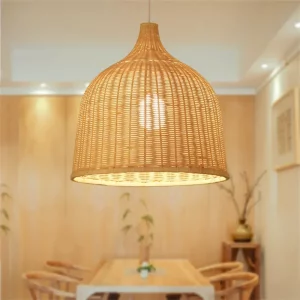 Suspension en rotin tressé design scandinave naturel éclairage chaleureux salon salle à manger chambre cuisine hôtel décoration intérieure économique durable Suspension en rotin tressé design scandinave naturel éclairage chaleureux salon salle à manger chambre cuisine hôtel décoration intérieure économique durable