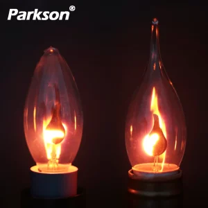 Ampoules LED effet flamme verre transparent design vintage 4 pièces E14/E27 éclairage chaleureux décoration intérieure économie d’énergie Ampoules LED effet flamme verre transparent design vintage 4 pièces E14/E27 éclairage chaleureux décoration intérieure économie d’énergie