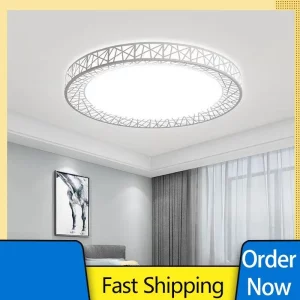 Plafonnier LED bois naturel design scandinave nordique moderne lumière chaleureuse économique élégant intérieur salon chambre