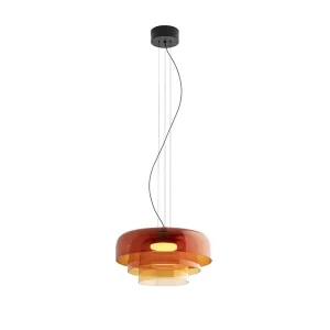Suspension en verre teinté design moderne et vintage salle à manger café bar éclairage chaleureux élégant certificats qualité Suspension en verre teinté design moderne et vintage salle à manger café bar éclairage chaleureux élégant certificats qualité