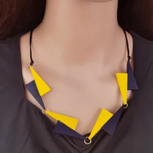 Collier pendentif en bois géométrique minimaliste pour femme ULJOStatement bavoir colliers de la présidence Collier pendentif en bois géométrique minimaliste pour femme ULJOStatement bavoir colliers de la présidence