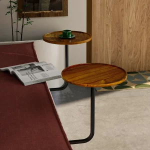 Tableappoint bois naturel design moderne minimaliste double plateau salon comptoir boulangerie café décoration intérieure tendance Tableappoint bois naturel design moderne minimaliste double plateau salon comptoir boulangerie café décoration intérieure tendance