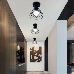 Plafonnier E27 minimaliste moderne design industriel salle à manger cuisine entrée corridor éclairage LED élégant compact Plafonnier E27 minimaliste moderne design industriel salle à manger cuisine entrée corridor éclairage LED élégant compact