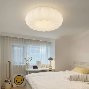 Plafonnier LED nuage nordique design moderne minimaliste éclairage doux chambre salon cuisine bureau lumière chaleureuse économique élégant