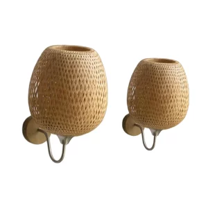 Applique Murale Vintage en Rotin et Bambou Style Boho Rustique Éclairage Naturel pour Hall Chambre Cheminée Porche Design Scandinave Applique Murale Vintage en Rotin et Bambou Style Boho Rustique Éclairage Naturel pour Hall Chambre Cheminée Porche Design Scandinave