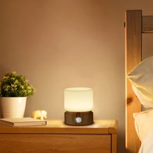 Lampe de chevet bois naturel design scandinave moderne lumière douce USB rechargeable veilleuse enfant adulte chambre salon éclairage économique élégant Lampe de chevet bois naturel design scandinave moderne lumière douce USB rechargeable veilleuse enfant adulte chambre salon éclairage économique élégant