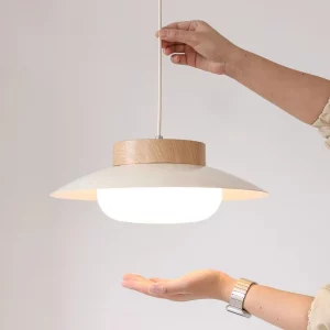 Plafonnier LED bois naturel design scandinave nordique moderne chambre salon éclairage chaleureux économique élégant Plafonnier LED bois naturel design scandinave nordique moderne chambre salon éclairage chaleureux économique élégant