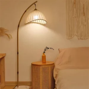 Lampadaire marbre tige métal abat-jour toile LED design minimaliste bohème style nordique éclairage doux salon chambre à coucher Lampadaire marbre tige métal abat-jour toile LED design minimaliste bohème style nordique éclairage doux salon chambre à coucher