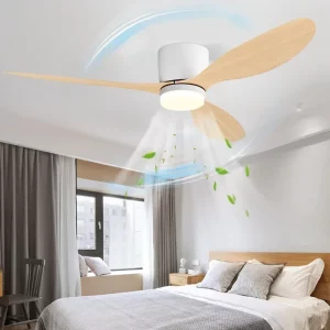 Plafonnier LED bois naturel design scandinave nordique moderne chambre salon éclairage chaleureux économique élégant