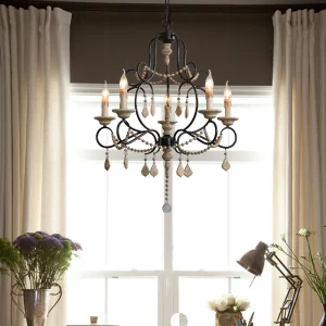 Lustre métal bois vintage design rustique plafonnier décoration intérieure salon chambre salle à manger lumière chaleureuse élégance naturelle Lustre métal bois vintage design rustique plafonnier décoration intérieure salon chambre salle à manger lumière chaleureuse élégance naturelle