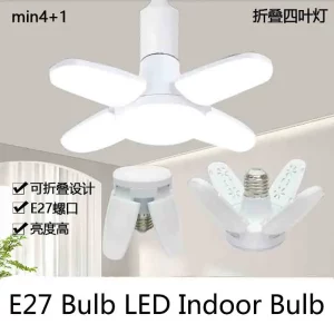 Plafonnier LED E27 pliable design moderne lumière diffuse salon cuisine bureau économique recyclage facile éclairage intérieur adaptable