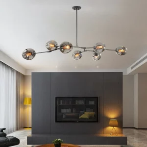 Pendant LED verre moderne design industriel salle à manger salon éclairage chaleureux économique élégant Pendant LED verre moderne design industriel salle à manger salon éclairage chaleureux économique élégant