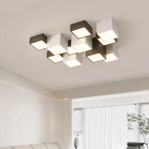 Plafonnier LED minimalistes modernes style nordique scandinave salon chambre cuisine bureau décoration intérieure lumière chaleureuse économique élégant