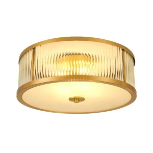 Plafonnier LED en cuivre pur design moderne minimaliste éclairage intérieur luminaire salon chambre salle à manger lumière chaleureuse économique élégant Plafonnier LED en cuivre pur design moderne minimaliste éclairage intérieur luminaire salon chambre salle à manger lumière chaleureuse économique élégant