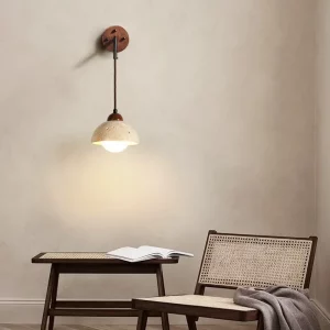 Applique murale bois céramique design scandinave nordique minimaliste éclairage chaleureux salon chambre cuisine Vintage LED économique élégant Applique murale bois céramique design scandinave nordique minimaliste éclairage chaleureux salon chambre cuisine Vintage LED économique élégant