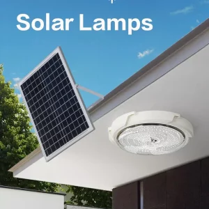 Plafonnier solaire moderne énergie solaire ABS luminaire extérieur patio garage design fonctionnel IP67 LED économe élégance naturelle Plafonnier solaire moderne énergie solaire ABS luminaire extérieur patio garage design fonctionnel IP67 LED économe élégance naturelle