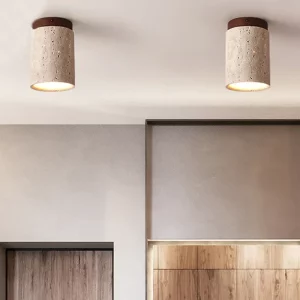 Plafonnier LED béton naturel design moderne industriel salon restaurant chambre éclairage chaleureux économique élégant Plafonnier LED béton naturel design moderne industriel salon restaurant chambre éclairage chaleureux économique élégant