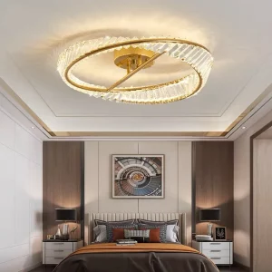 Plafonnier Led italien en cristal doré design créatif modern style luxueux salon chambre salle à manger 2023 Plafonnier Led italien en cristal doré design créatif modern style luxueux salon chambre salle à manger 2023