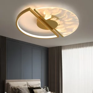 Plafonnier moderne en acrylique et métal design contemporain intérieur élégant luminaire LED salle à manger chambre cuisine éclairage chaleureux économique facile à installer Plafonnier moderne en acrylique et métal design contemporain intérieur élégant luminaire LED salle à manger chambre cuisine éclairage chaleureux économique facile à installer