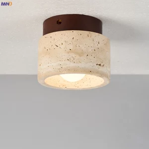 Plafonnier LED béton naturel design industriel moderne nordique éclairage chaleureux économique élégant pour couloir entrée Plafonnier LED béton naturel design industriel moderne nordique éclairage chaleureux économique élégant pour couloir entrée