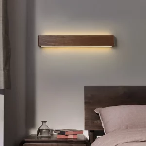 Lampe murale LED bois naturel design moderne scandinave éclairage chaleureux salon chambre cuisine hôtel décoration intérieure économique élégant Lampe murale LED bois naturel design moderne scandinave éclairage chaleureux salon chambre cuisine hôtel décoration intérieure économique élégant