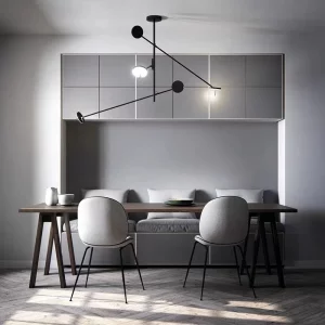 Plafonnier LED métal noir design moderne minimaliste luminaire déco éclairage doux salon chambre économie d’énergie élégant Plafonnier LED métal noir design moderne minimaliste luminaire déco éclairage doux salon chambre économie d’énergie élégant