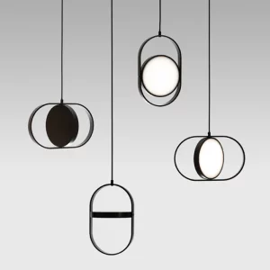 Suspension LED Design Moderne Épuré Éclairage Doux Salon Cuisine Économique Élégant