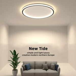 Plafonnier moderne LED métal verre dépoli design nordique lumière douce chambre salon éclairage moderne élégant