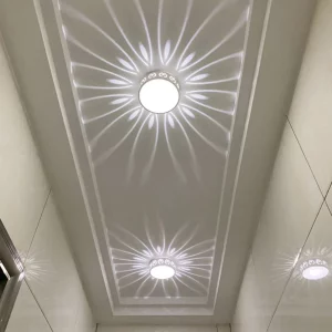 Plafonnier LED en métal et plastique design moderne motifs artistiques lumière projectée pour couloir salle à manger éclairage décoratif économique installation facile Plafonnier LED en métal et plastique design moderne motifs artistiques lumière projectée pour couloir salle à manger éclairage décoratif économique installation facile