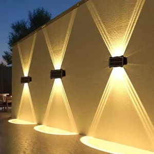 Applique Murale Solaire LED Moderne Design Économique Éclairage Extérieur Jardin Façade Protection IP65 Énergie Écologique Applique Murale Solaire LED Moderne Design Économique Éclairage Extérieur Jardin Façade Protection IP65 Énergie Écologique