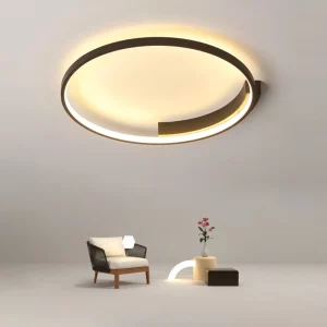 Plafonnier LED bois naturel design scandinave nordique moderne chambre salon éclairage chaleureux économique élégant