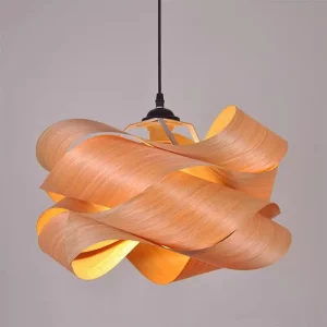 Suspension en bois naturel design scandinave lumière douce moderne salon chambre éclairage chaleureux élégant Suspension en bois naturel design scandinave lumière douce moderne salon chambre éclairage chaleureux élégant