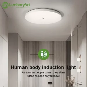 Plafonnier LED capteur mouvement détection humaine escalier garage couloir entrepôt luminaires intérieur éclairage intelligent économies d’énergie design moderne Plafonnier LED capteur mouvement détection humaine escalier garage couloir entrepôt luminaires intérieur éclairage intelligent économies d’énergie design moderne