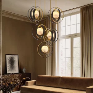 Suspension Luminaire en Verre Marbré Design Moderne Contemporain Éclairage Élégant pour Salon Villa Hôtel Luxueux Économique en Énergie Suspension Luminaire en Verre Marbré Design Moderne Contemporain Éclairage Élégant pour Salon Villa Hôtel Luxueux Économique en Énergie