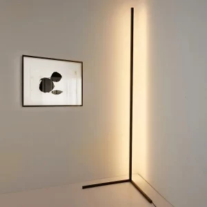 Lampe de sol moderne en métal design minimaliste lumière douce pour salon chambre bureau éclairage ambiance élégant Lampe de sol moderne en métal design minimaliste lumière douce pour salon chambre bureau éclairage ambiance élégant