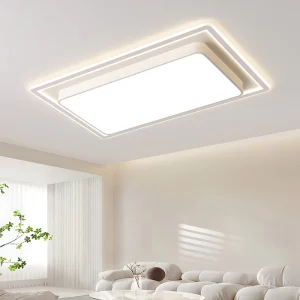Plafonnier LED moderne minimaliste design nordique éclairage intérieur salon chambre salle à manger lumière chaleureuse économie d’énergie élégance naturelle