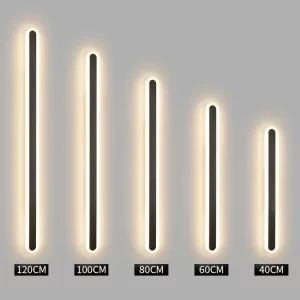 Applique murale LED aluminium design moderne nordique chambre salon éclairage intérieur économique élégant certification ROHS CCC