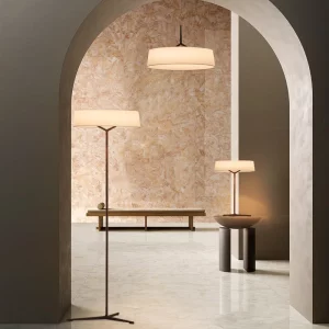Plafonnier Design Italien en Tissu Luminaire Moderne Épuré pour Intérieur Chaleureux Économique Élégant